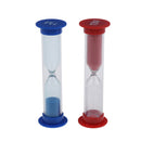 5Pcs colorful sand glass sandglass hourglass timer 30sec /1 /3 /5 /10m â„–[