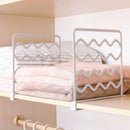 2x/pack Closet Shelf Dividers Wardrobe Partition Shelves Divider Clothes Shel ME
