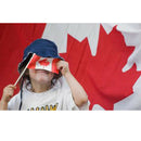 12Pcs Canada Hand Waving Flag Canadian Small National Flags Pole Banners NEW