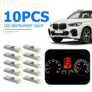 10pcs Car T5 3 LED SMD Light Bulbs Replacement for Instrument Cluster Lamp