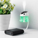 Car Humidifier Aromatherapy DC 5V 2W USB Air Freshener Car Purifier (Black)
