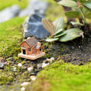3Pcs Micro Landscape Decoration Small Houses Handicraft Gift Garden Ornaments LJ