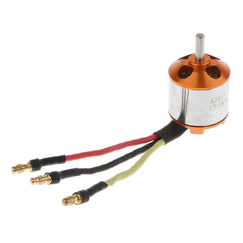 Brushless Motor A2217 1750KV for Fixed Wing Motor Accessory 7'' Propeller
