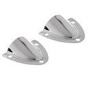 2pcs Wire Cable Vent Cover, Stainless Steel Clamshell Clam Shell Vent Ventilator