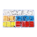 200pcs Torpedo Shape Car Fuse Kit Assorted 5A 8A 10A 16A 25A Accessories Vehicle