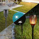 LED Solar Flame Light Outdoor Garden Courtyard Lawn Waterproof Torch Lamp O7C6