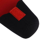 Neoprene DSLR Camera Lens Soft Protector Pouch Bag Case Set S New Black+Red