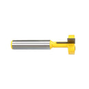 Steel Handle 3/8'' T-Slot Cutter 1/4'' Shank Milling Woodworking Router Bit
