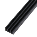 2Pcs 100 * 11 * 5mm Black Aluminum Chip Radiators Heatsink UKR8YB Bj