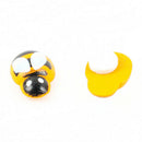 100Pcs Home Decor Mini Bee Wooden Sponge Self-Adhesive Wall Stickers