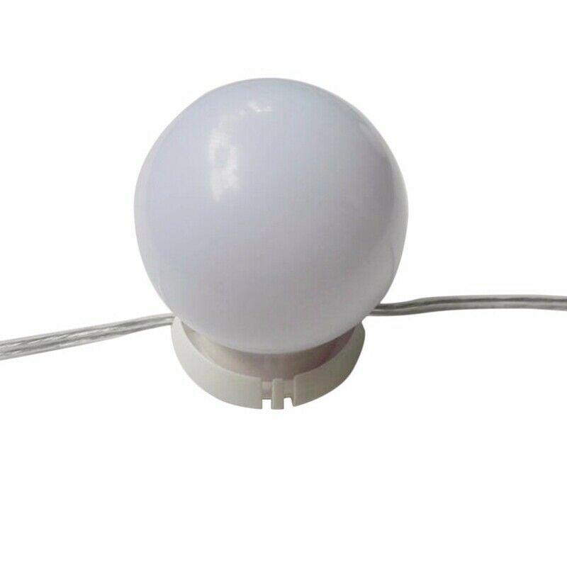 10Pcs Makeup Mirror Vanity Led Light Bulbs Lamp Kit Lighted Make Up Mirrors S8V4