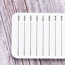 Rectangl Eyebrow Eyelashes Stand Holder with Belt For Eyelash Extension HolderOZ