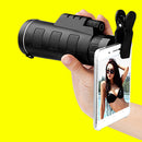 Super High Power 40X60Portable HD OPTICS BAK4 Night Vision Monocular Telescope3C