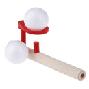 Wooden Blowing Ball Balance Training Vital Capacity Stick Educational Toys FT