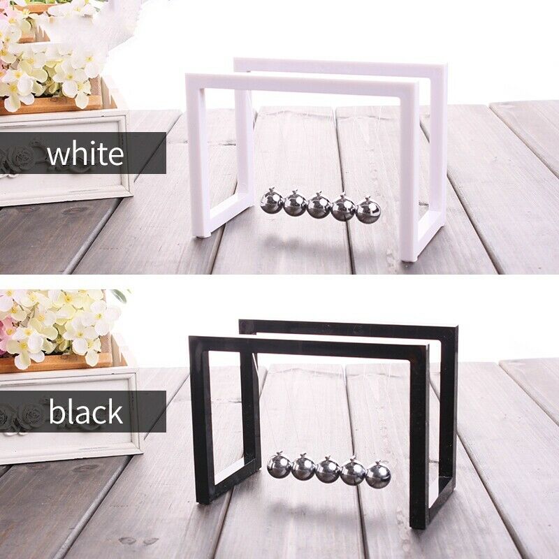 Newton Balls Cradle Balance Ball Newtons Pendulum Ornaments Home Decoration N1U7