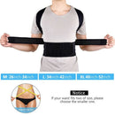 Hailicare Back Posture Corrector Shoulder Lumbar Brace Spine Support Belt A