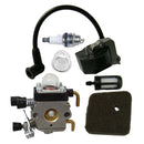 Carburetor Carb Air Filter Fit for STIHL FS38 FS55 FC55 FS46 KM55 Chainsaw