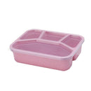 800-1000Ml Healthy Wheat Straw Lunch Box For Kids Portable Microwavable Ben Z3J1