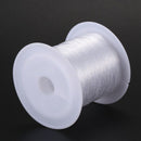 Jewelry Beading Thread 0.3mm Dia. Clear Nylon Fishing Line Spool 17 Lbs M7F1