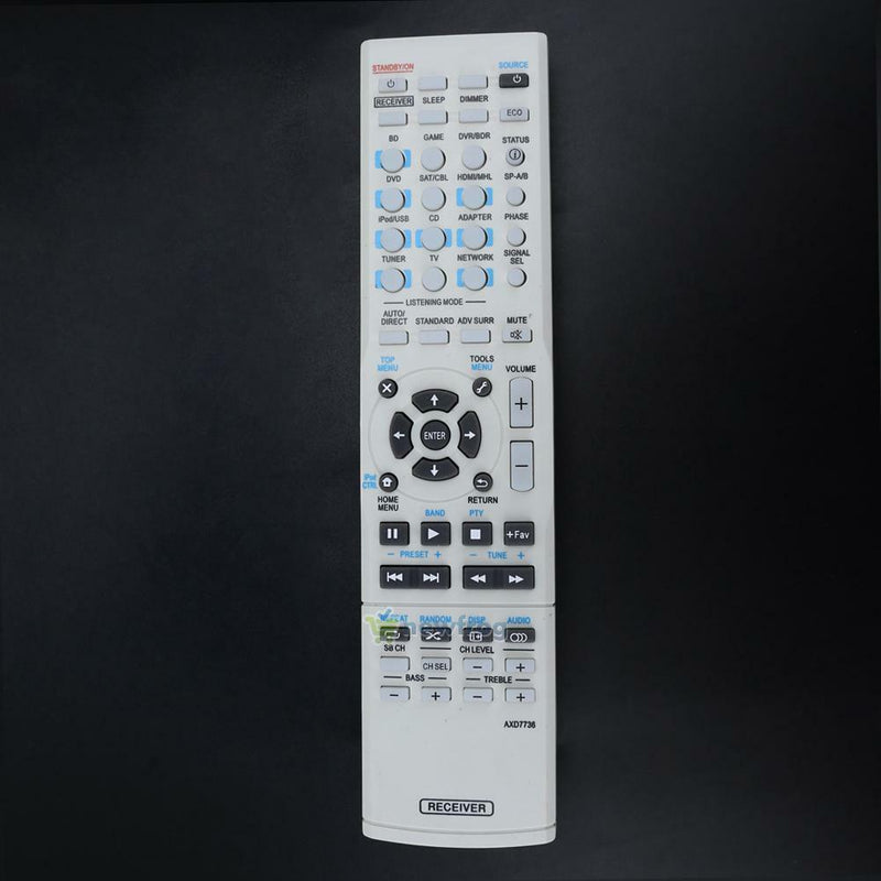 Home Remote Control Replacement for Pioneer AXD7736 Audio Video Receiver White