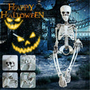 Halloween Poseable Human Jointed Skeleton Full Life Size Props Party Decoration