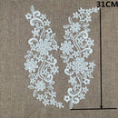 White Venise Lace Trims Motif Patch Guipure For Kleid Sewing Applique Craft