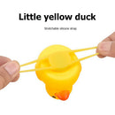 Yellow Duckling Helmet with Light Wind Ring Bike Bells for Bicycle Motorcycle
