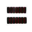 4pcs Motorcycle Handlebar Grip Brake Clutch Lever Cover Foam Pad Red