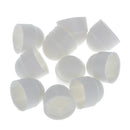 10 Pcs Hexagon Bolts Nuts Cover Caps- White - Premium Nylon - M8 13x15mm