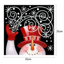 5D DIY Full Drill Diamond Painting Christmas Snowman Cross Stitch Embroider