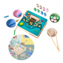 32pcs Wooden Magnetic Fishing Game Play Set Family Fun Magnetic Montessori Toys