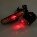 For Cycling Bicycle 3 in 1 Bike Turn Signal Brake Tail 7 LED Light Electric