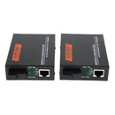 Pair of 10/100/1000M External Gigabit Ethernet Media Converter, 1000Mbps RJ45 to