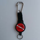 2x Scuba Dive Gear Holder Retractor Retractable Lanyard Rotatable Hook Clip