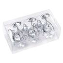 Shower curtain Bling hooks Rings Acrylic Decorative Rhinestones Glass Cryst