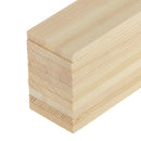 20pcs Smooth Unfinished Wood Slices Rectangle Board for Modelling Material