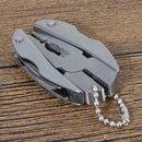Mini Folding Outdoor Multi-function Pliers Screwdriver Keychain Pocket Tool