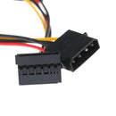 4Pin to SATA pierced cable serial port SSD power display line 1/3 expansionSEAU
