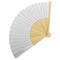 20 Pcs Fan White For Painting Calligraphy DIY Gift Decoration White P3R2