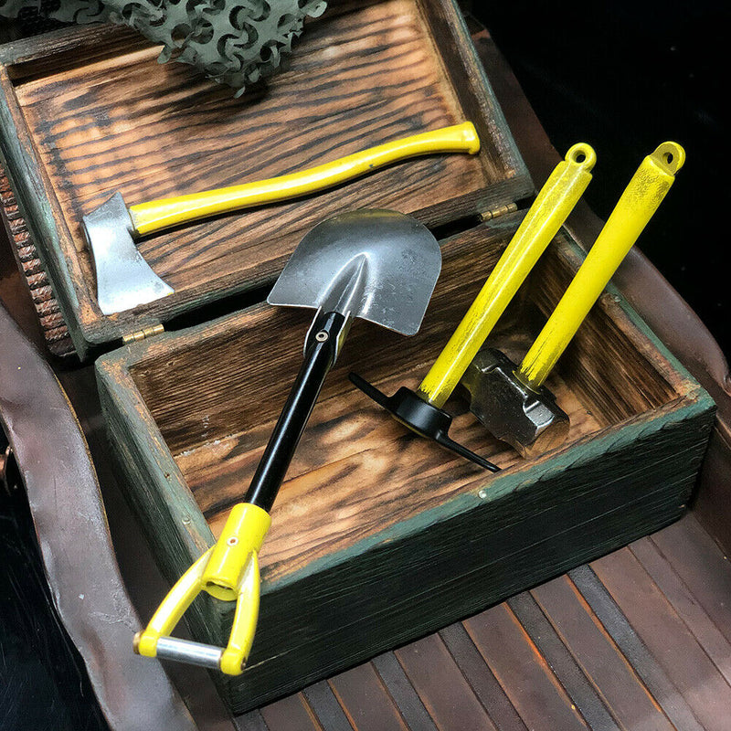 4pcs RC Decoration Tool Set Simulation 1:10 Scale DIY Styling For Crawler Car