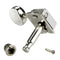Guitar Machine Heads Tuners Chrome Locking String Tuning Key Pegs Tuners Se