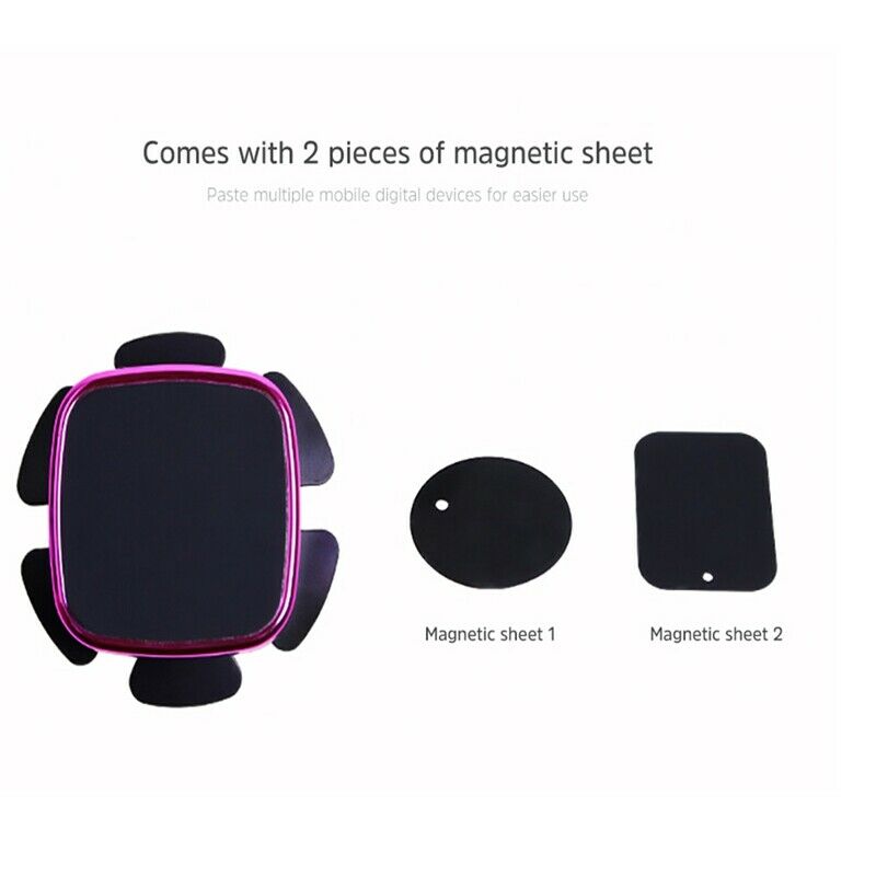 Universal 6 x 6 Cm Auto Car Steering Wheel Mobile Phone Holder Intelligent  I6H1