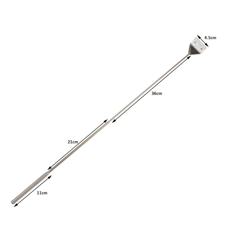 Aquarium Algae Scraper, 14.2" Stainless Steel Algae Scraper Cleaning Tool for