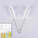 2Pcs Lab Chemistry Test Tube Bottle Cleaning Brushes Cleaner Laboratory Supply M