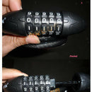 5 Digit Combination Bike Bicycle Steel Chain Coded Lock Black