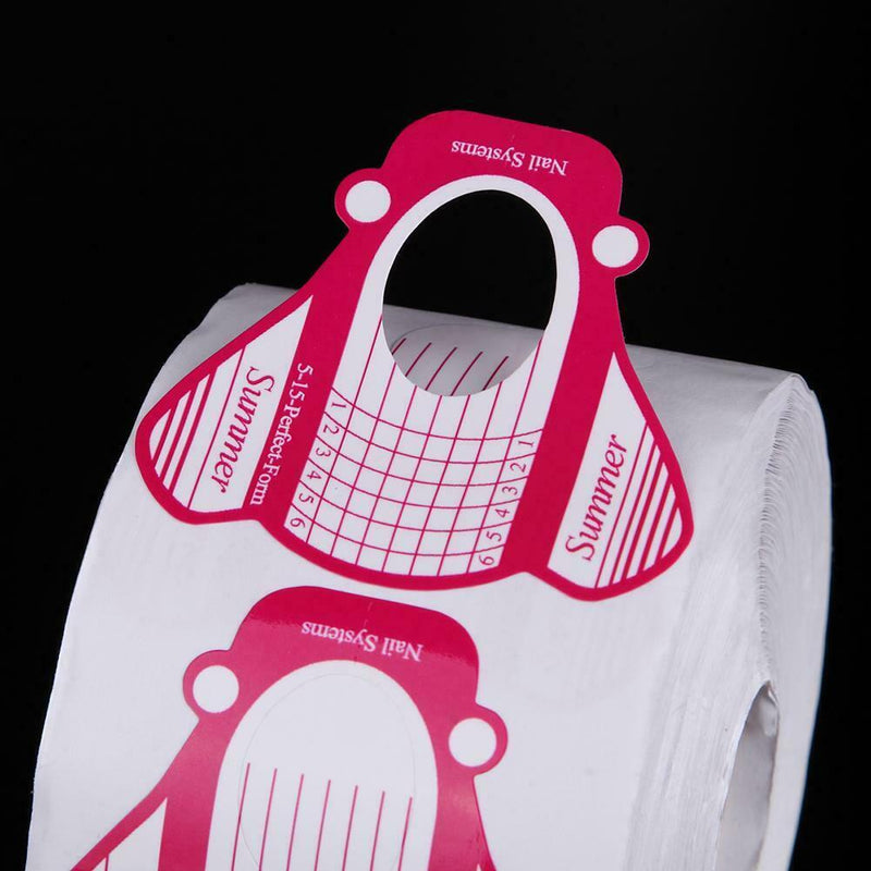 50Pcs Nail Art Tips Extension Forms Guide French DIY Tool Acrylic UV Gel A