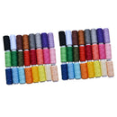 200yards 48 Spools Polyester Sewing Thread Set for Craft Hand Machine 24 Colors