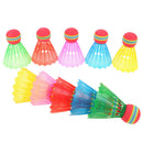 10x Badminton Rainbow Ball Head Nylon Badminton for Game Sport Entertainment Gw