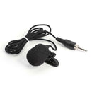 Portable External 3.5mm Lavalier Microphone Mini Condenser Clip Lapel Mic