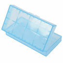 6pcs (Blue, Green, Yellow) Battery Storage Case for 18650 or CR123A Battery